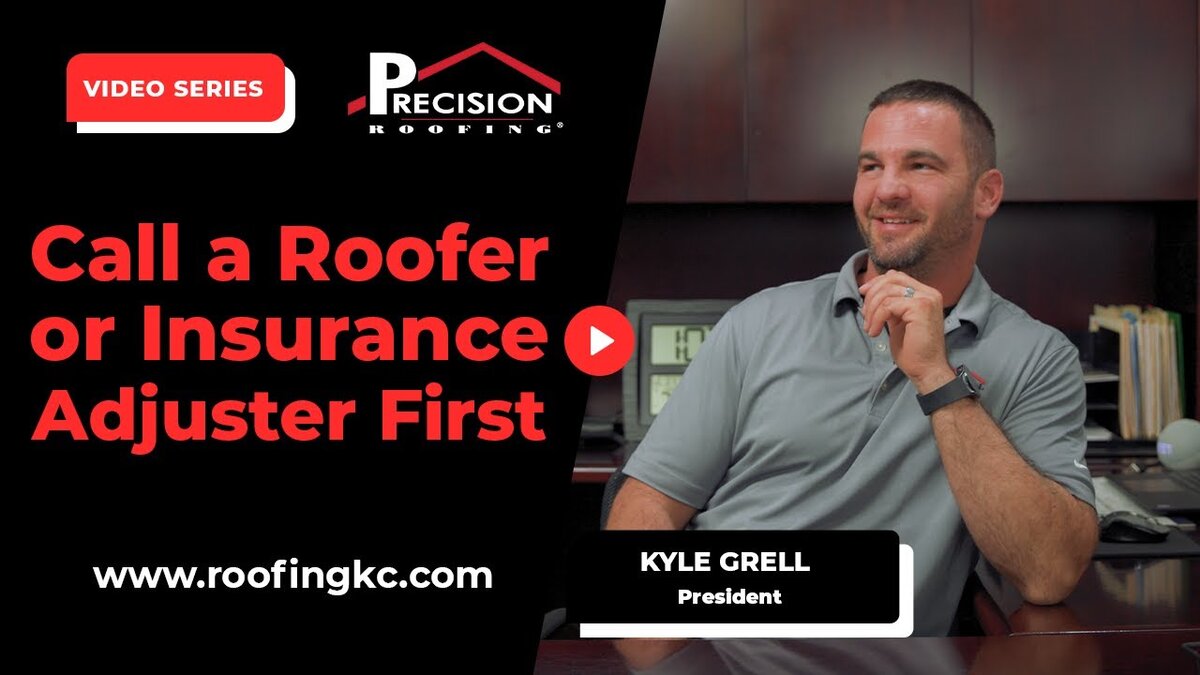 call a roofer or insurance adjuster first