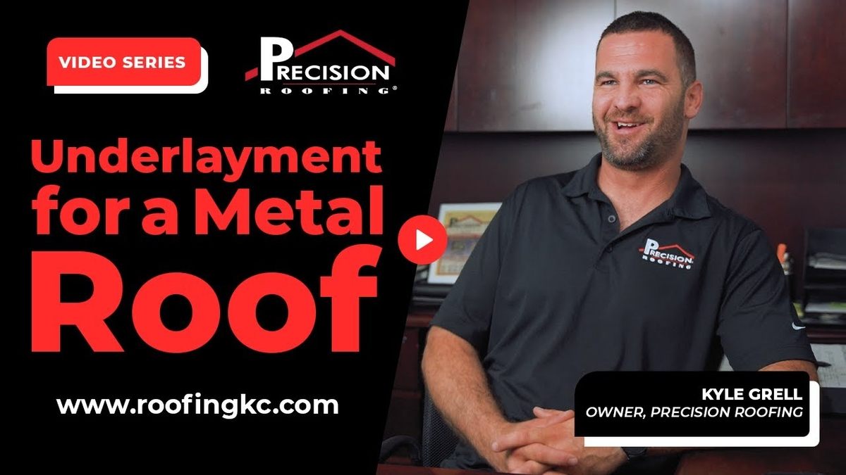 underlayment for a metal roof
