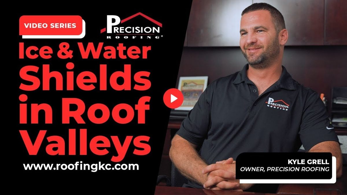 ice and water shields in roof valleys