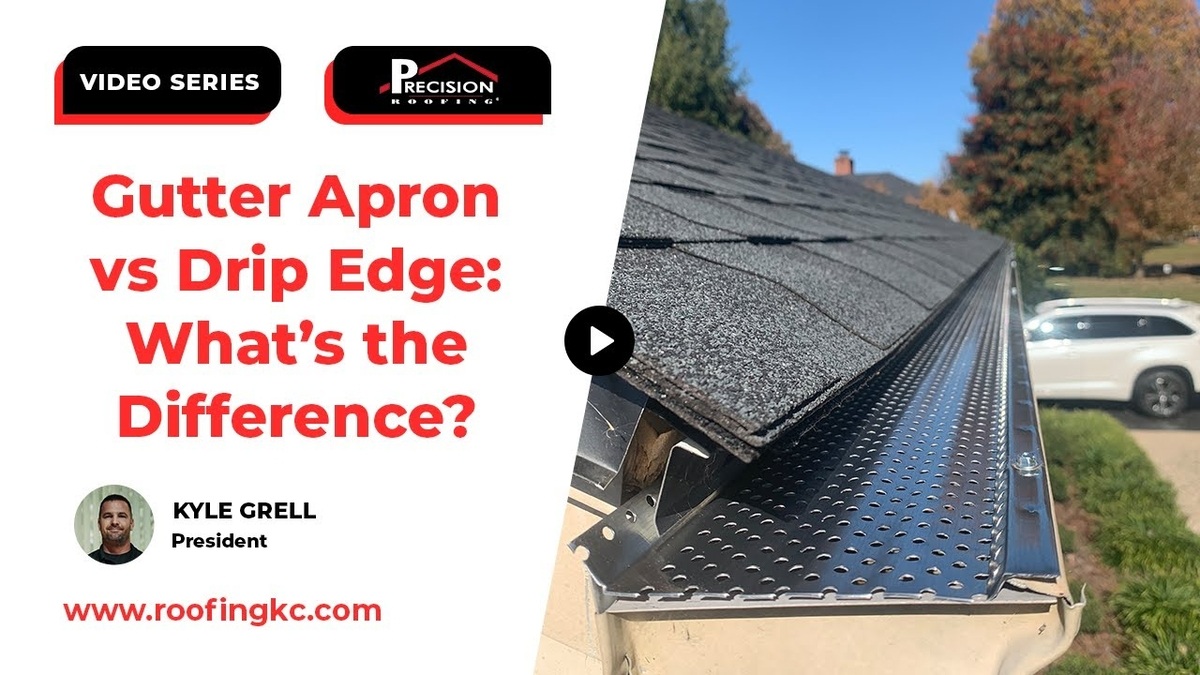 gutter apron vs drip edge