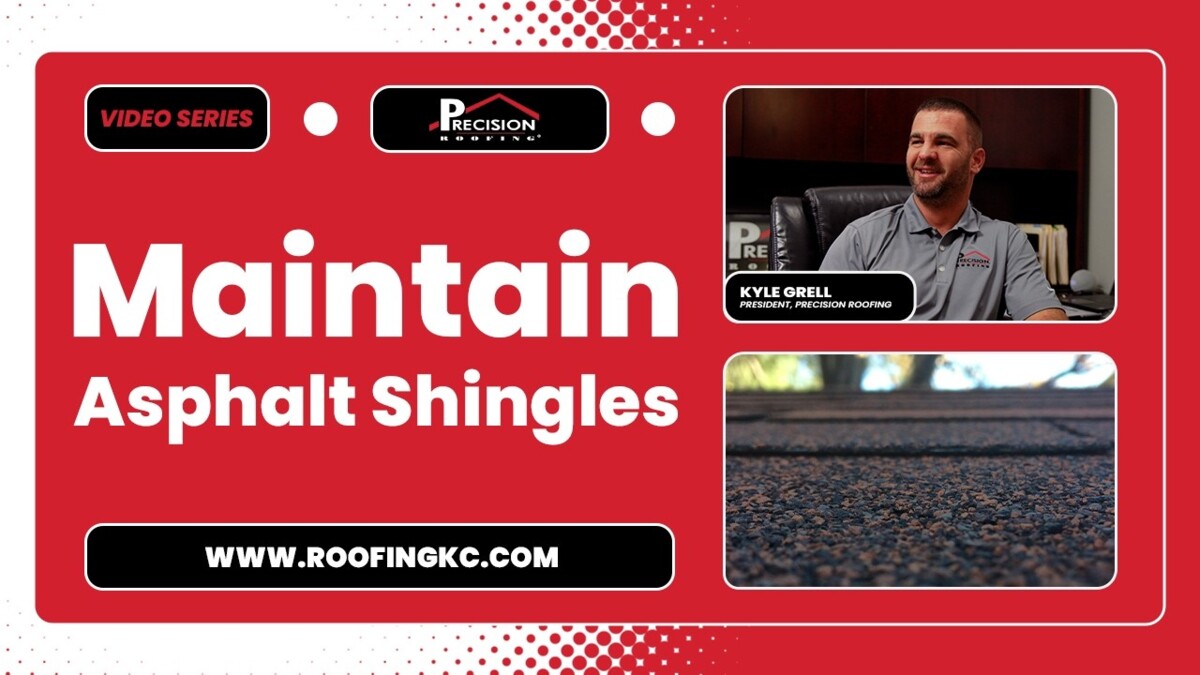 how do you maintain asphalt shingles